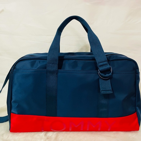 NWT Tommy Hilfiger Blue Duffle Bag - Picture 2 of 12